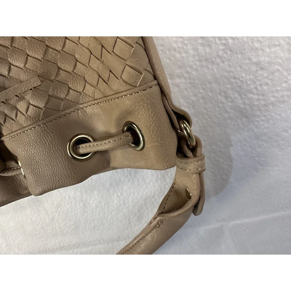 Tan Faux Leather‎ Purse NOATD Handbag - Very Nice Great Condition